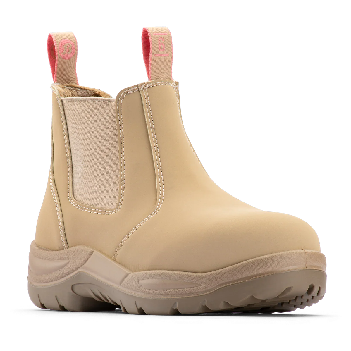 Bata Industrials Women’s Sand Juno Slip-On Safety Boot US Size 9 - Steel Toe - Slip Resistant