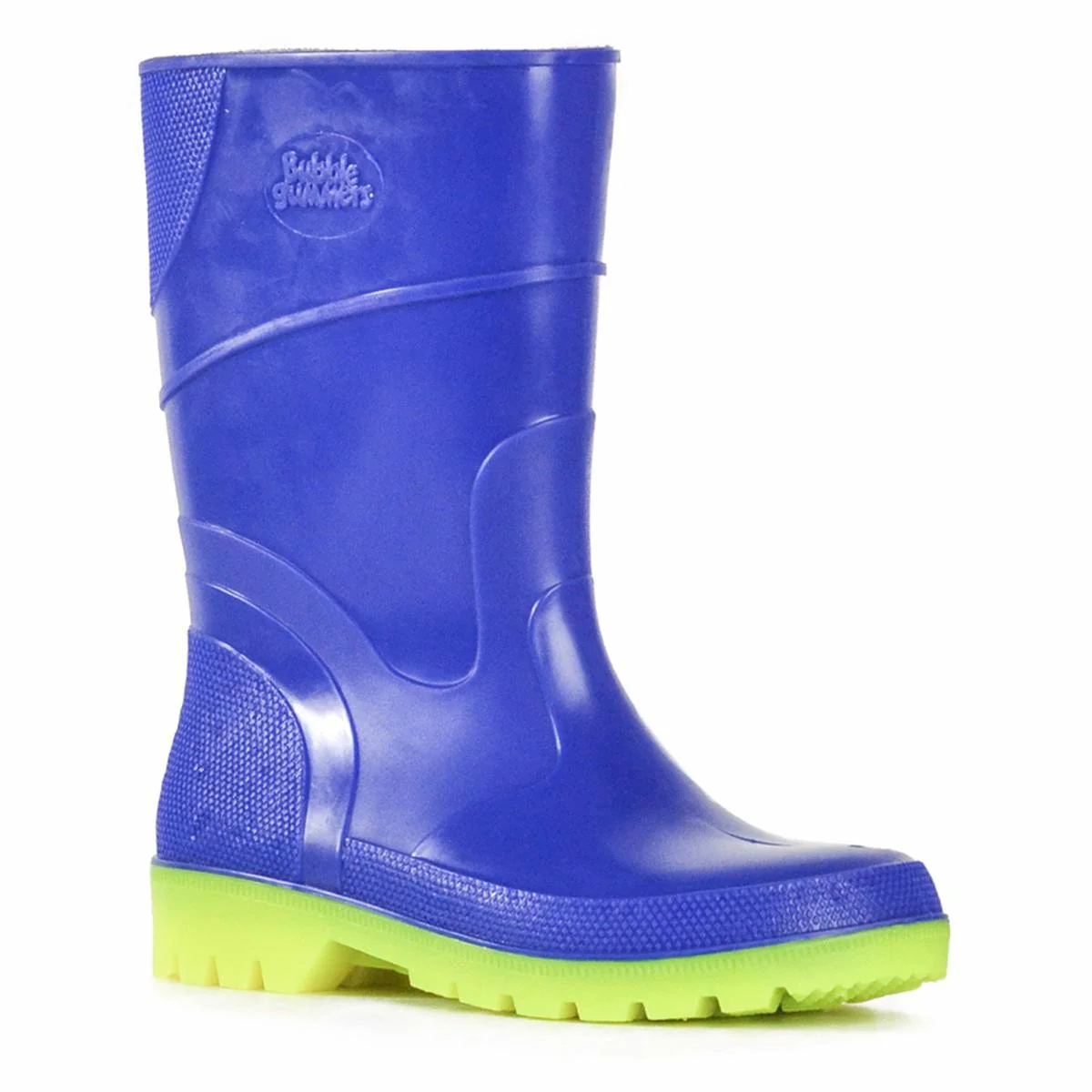 Bata Kids Gumboots Size 12 - Blue and Yellow - Lightweight Waterproof