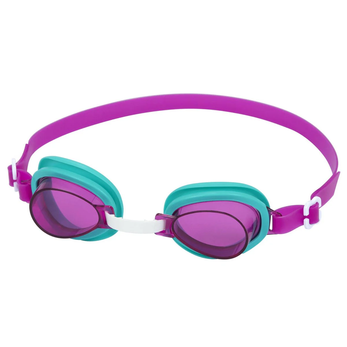 Bestway Aqua Burst Essential Goggles Kids 3 - Impact-Resistant - UV Protection - Adjustable Fit - Non-Latex - 80mm x 205mm x 32mm - Image 2