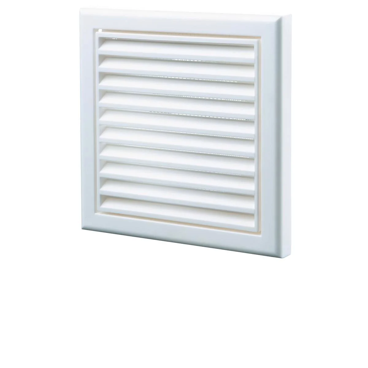 Blauberg 100mm White Square Fixed Grille ABS Plastic Easy Maintenance