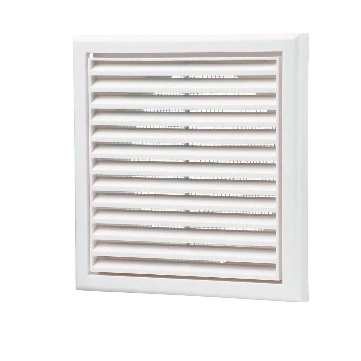 Blauberg 150mm White Square Fixed Grille - ABS Plastic - Easy Maintenance