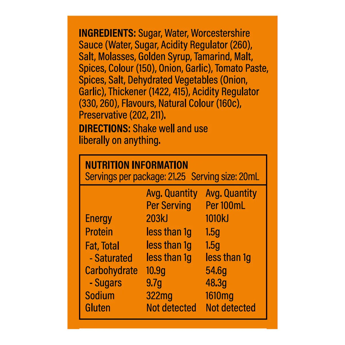 Blue Smoke BBQ Sauce - 425ml - Gluten Free - Kansas Flavour - Image 2