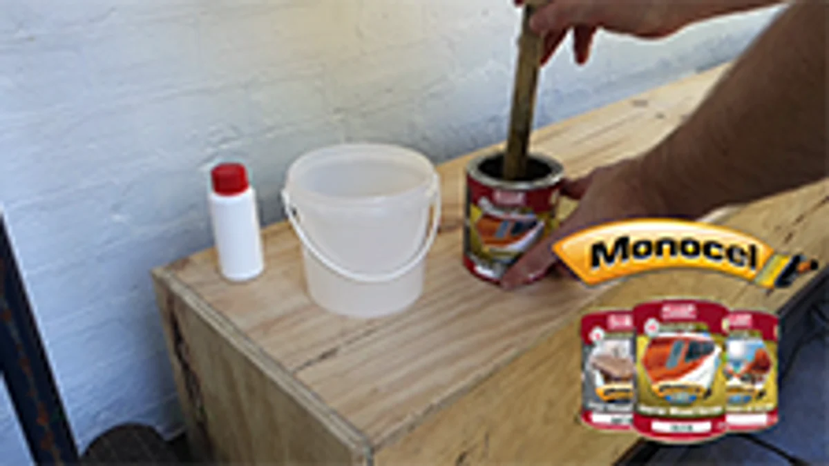 Bondall Monocel Stain and Varnish - 250ml - Polyurethane - Walnut - Image 2