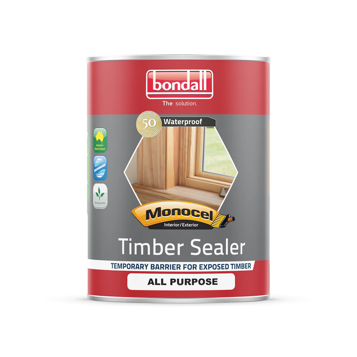 Bondall Monocel Timber Sealer 1L Water Based Water Repellent