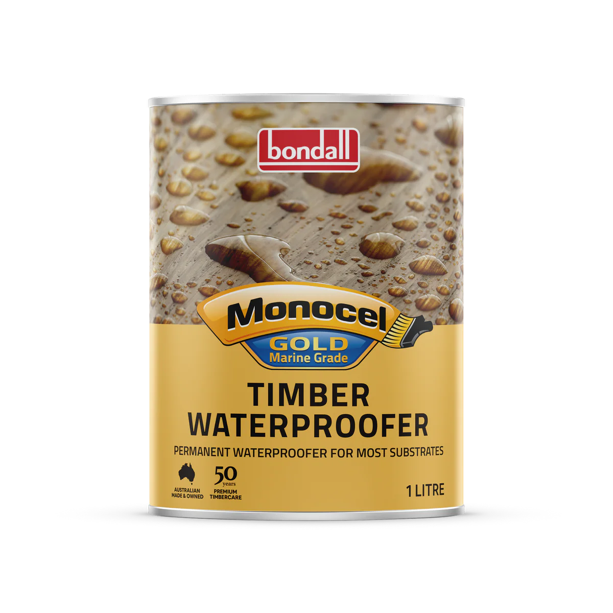 Bondall Monocel Timber Waterproofer - 1L - Clear - Moisture Protection