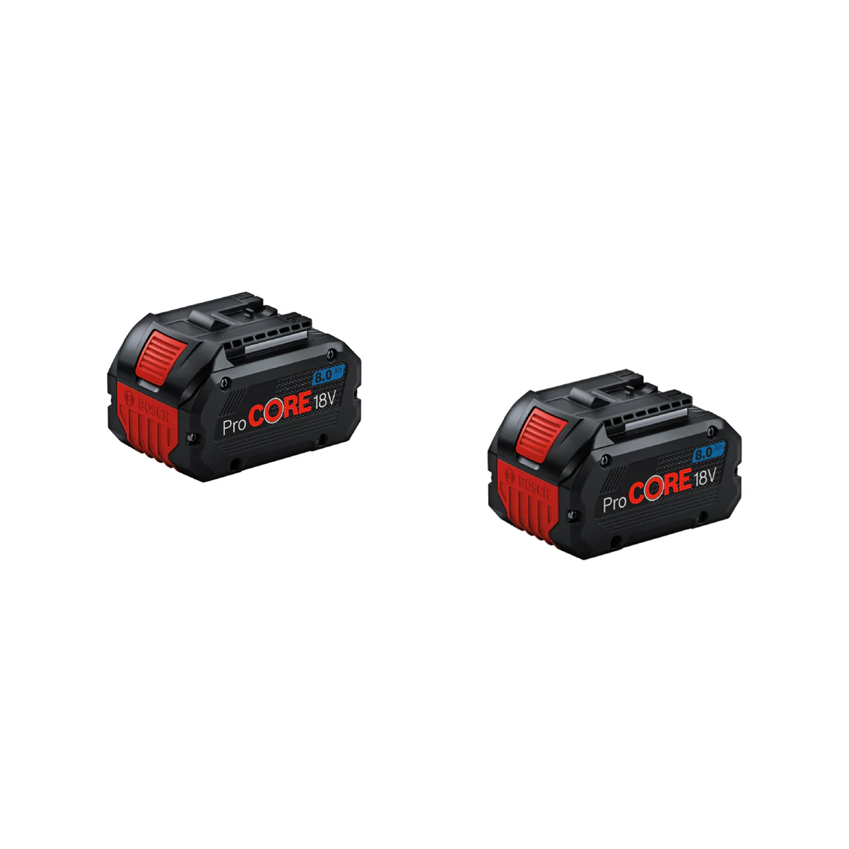 Bosch 18V Professional Battery Pack - 2 x 8.0Ah - 180mm x 119mm x 126mm - High Performance
