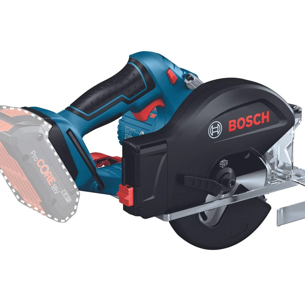 Bosch 18V Professional Metal Saw 136mm - Skin Only - Ergonomic Design - Precise Cutting