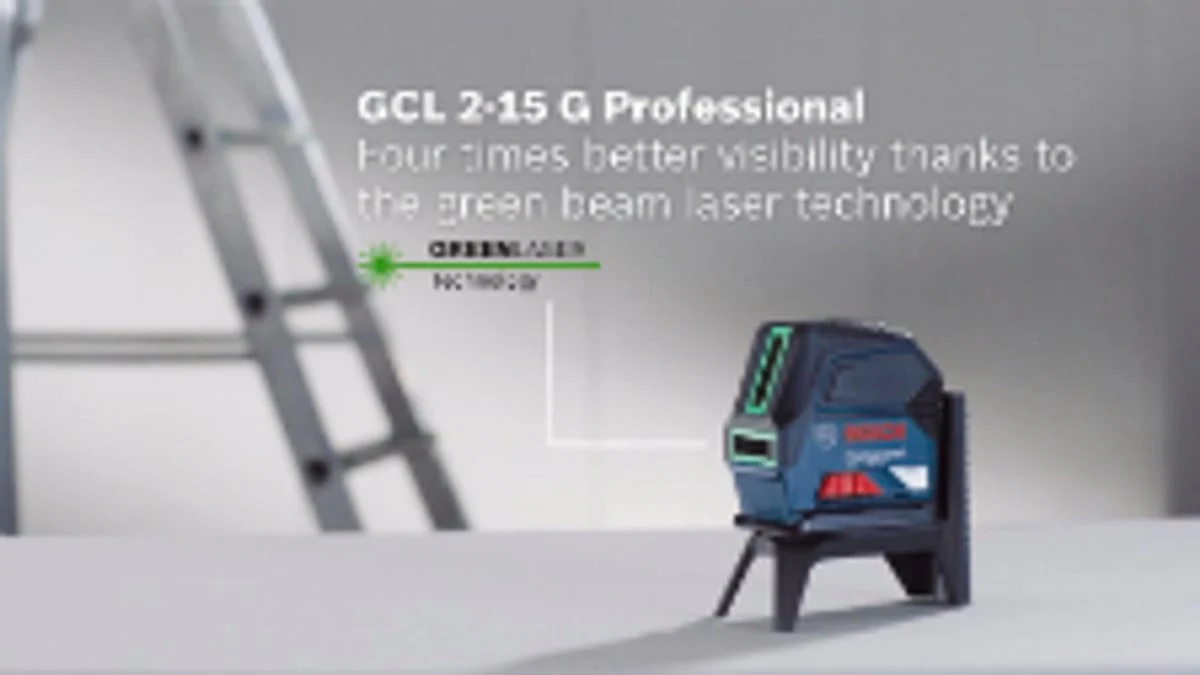 Bosch Professional Combi Laser - 15m - Plastic - IP54 Protection - Image 5