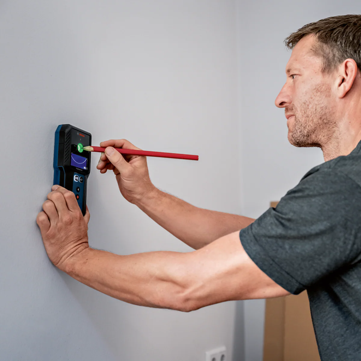 Bosch Professional Cordless Detector GMS 120-27 - 120mm - IP54 - Metal & Live Wire Detection - Image 4