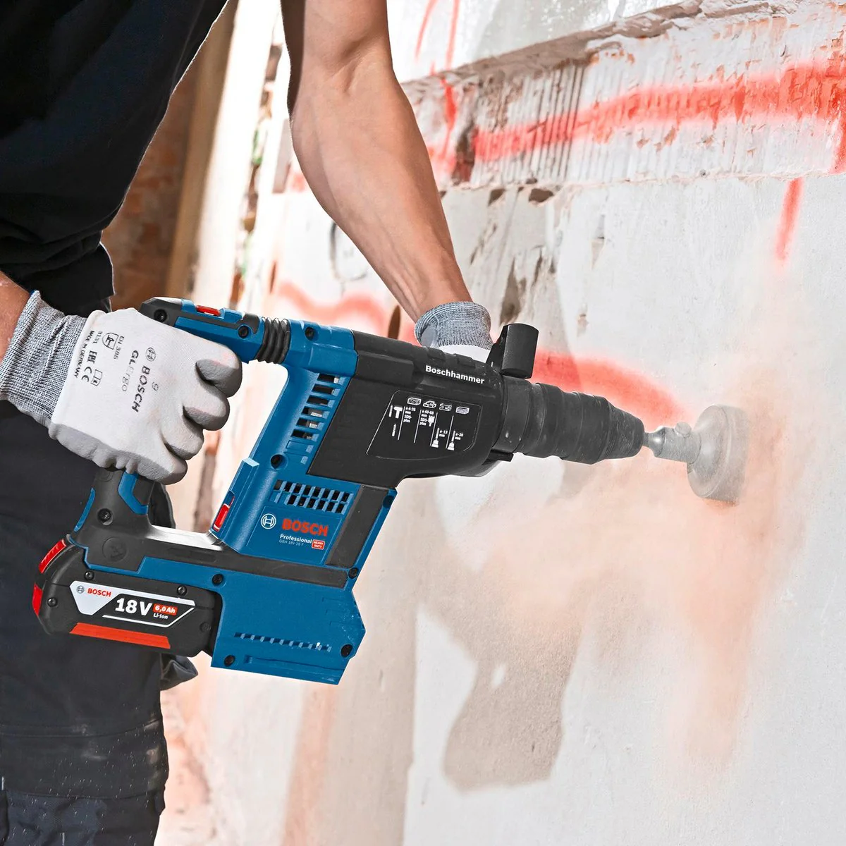 Bosch Rotary Hammer Drill - 18V - SDS-plus - KickBack Control - Image 3