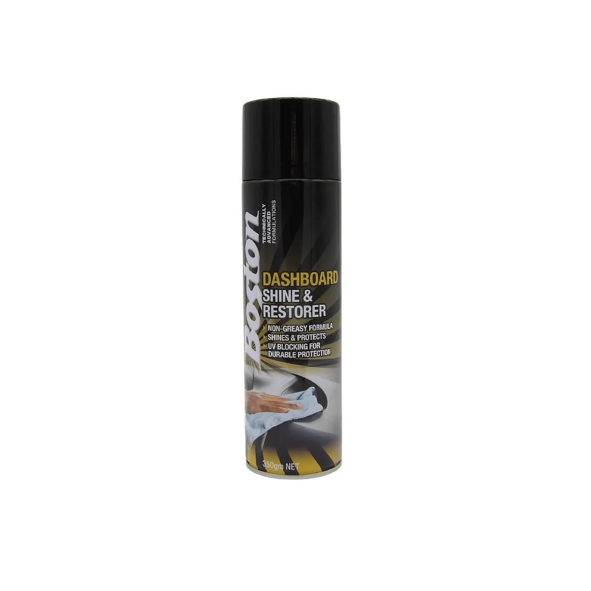 Boston Dashboard Shine Restorer - 350gm - 78682 - Clear - Protects Against Dust & UV Damage