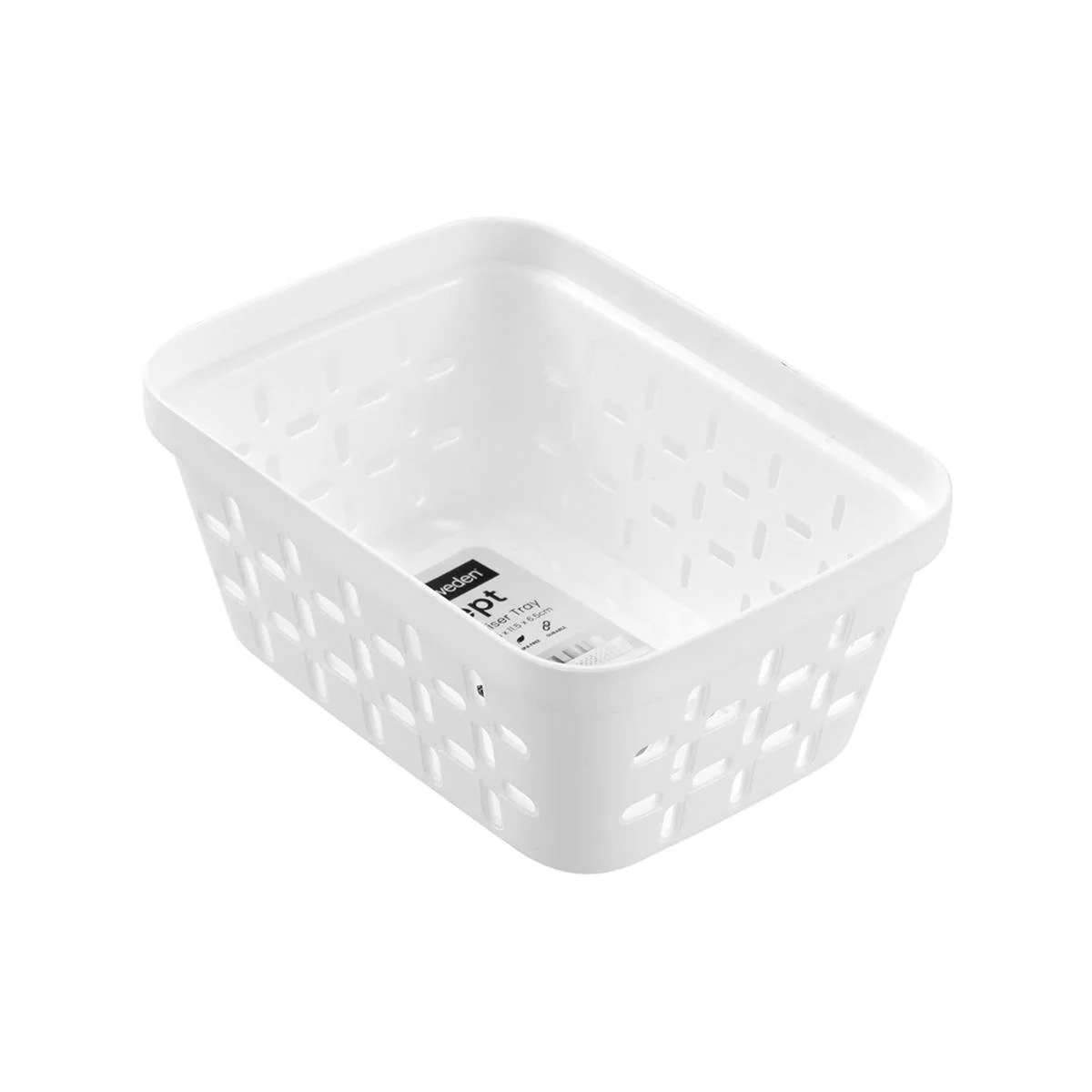 Boxsweden Kept Organiser Tray - Small 15.5 x 11.5 x 6.5cm - White - BPA Free