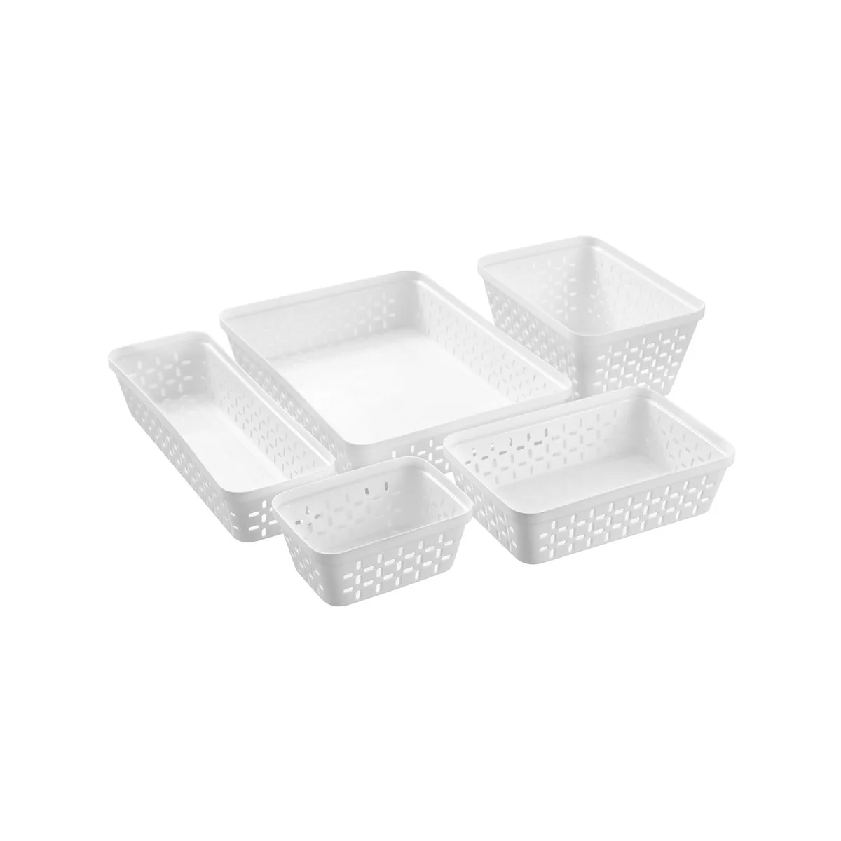 Boxsweden Kept Organiser Tray - Small 15.5 x 11.5 x 6.5cm - White - BPA Free - Image 5