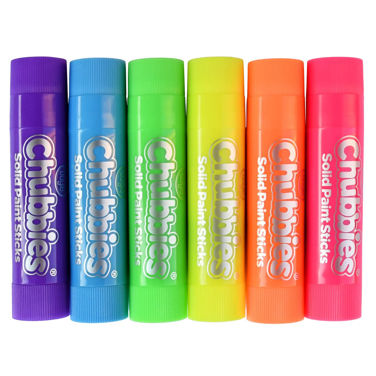 Boyle Chubbies Paint Sticks - 6 Pack - 25mm x 180mm - Fluorescent - Image 3