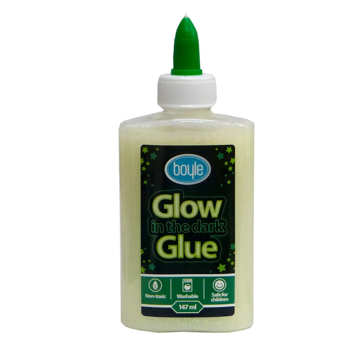 Boyle Glow in the Dark Adhesive Craft Glue - 147ml - Safe for Children - Image 2
