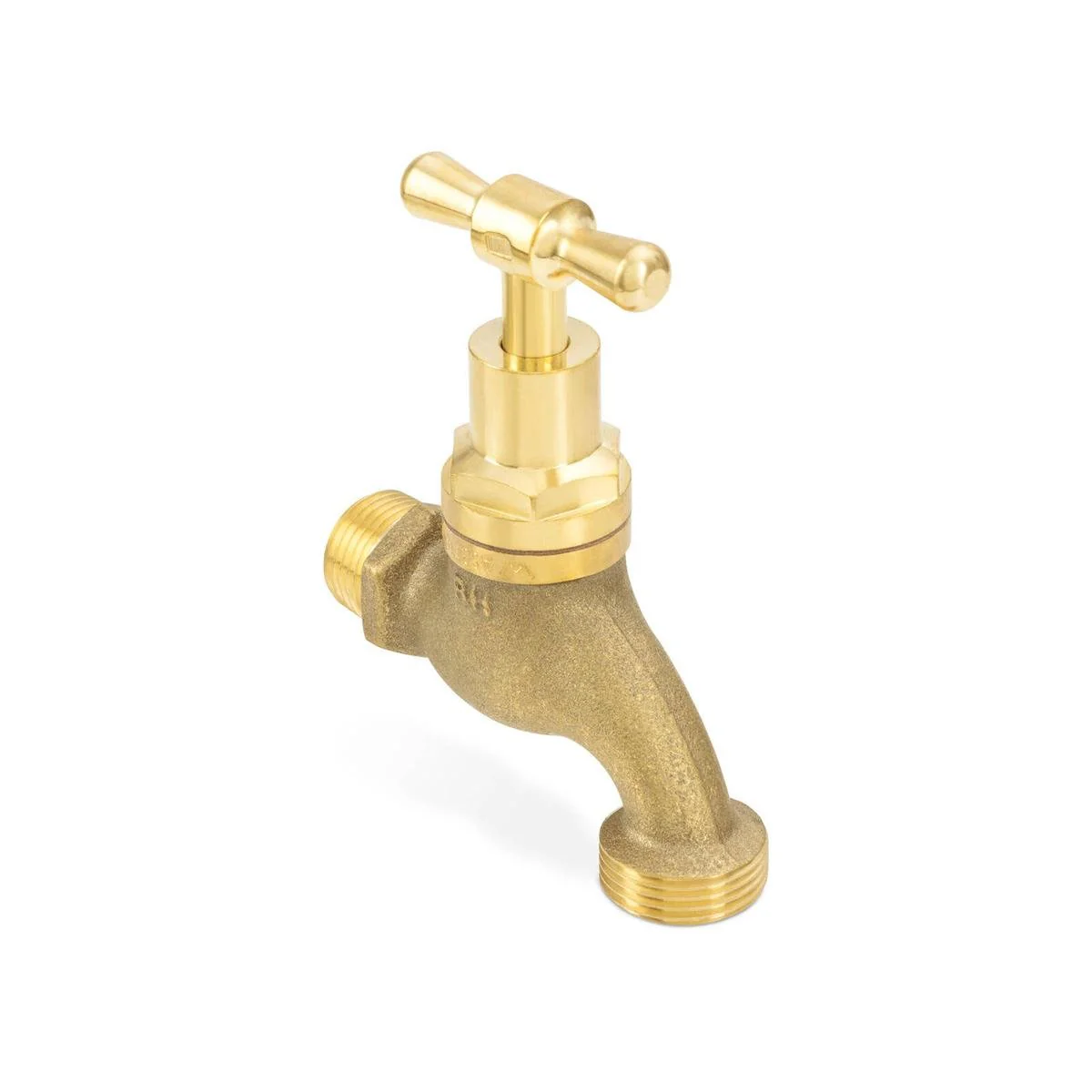 Brasshards 1/4 Turn T Head Mi Hose Tap 15mm Lead-Free Brass - Durable Design