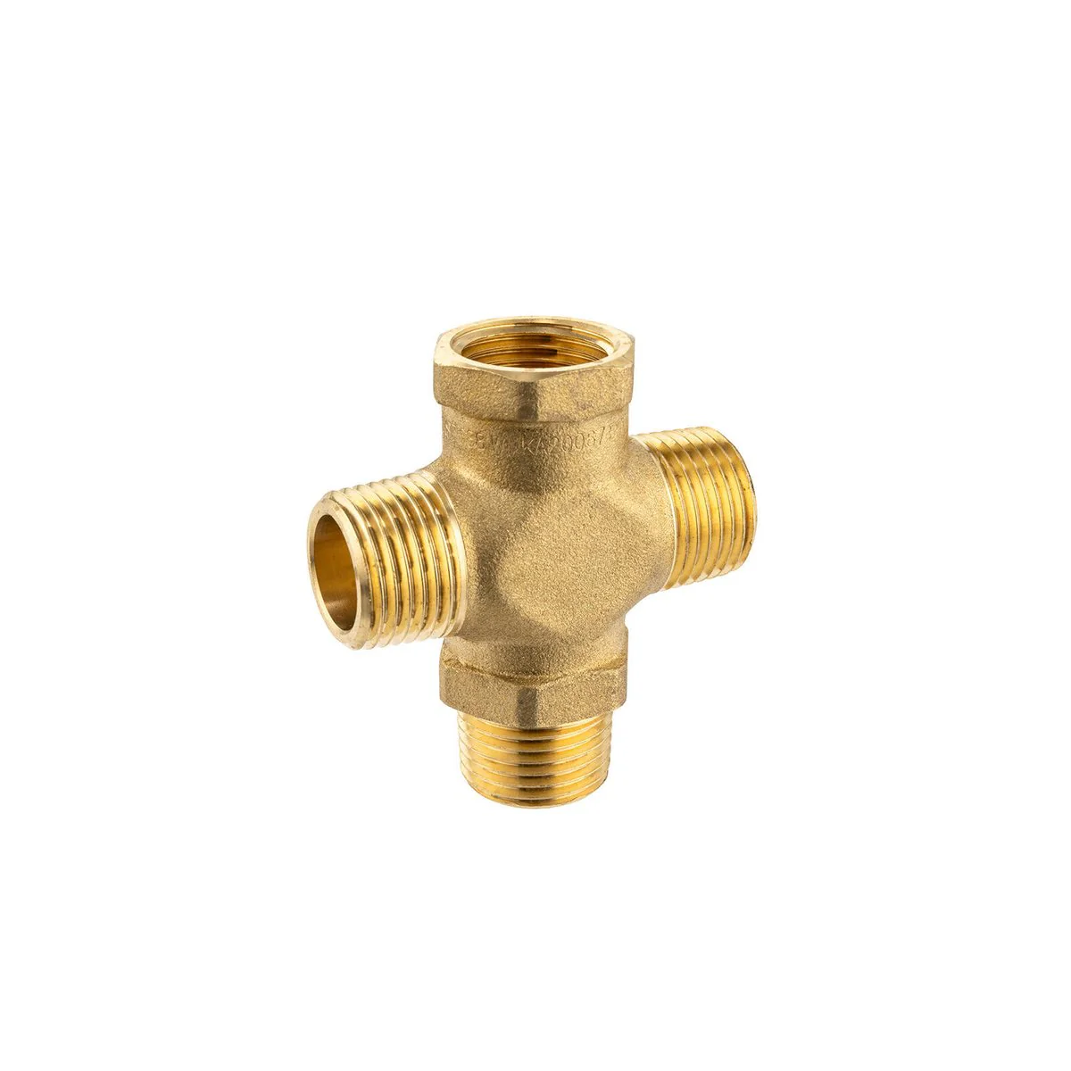 Brasshards 15mm 1x Female 3 x Male 3 Way Tap Adaptor - Lead-Free Brass - WaterMark Approved