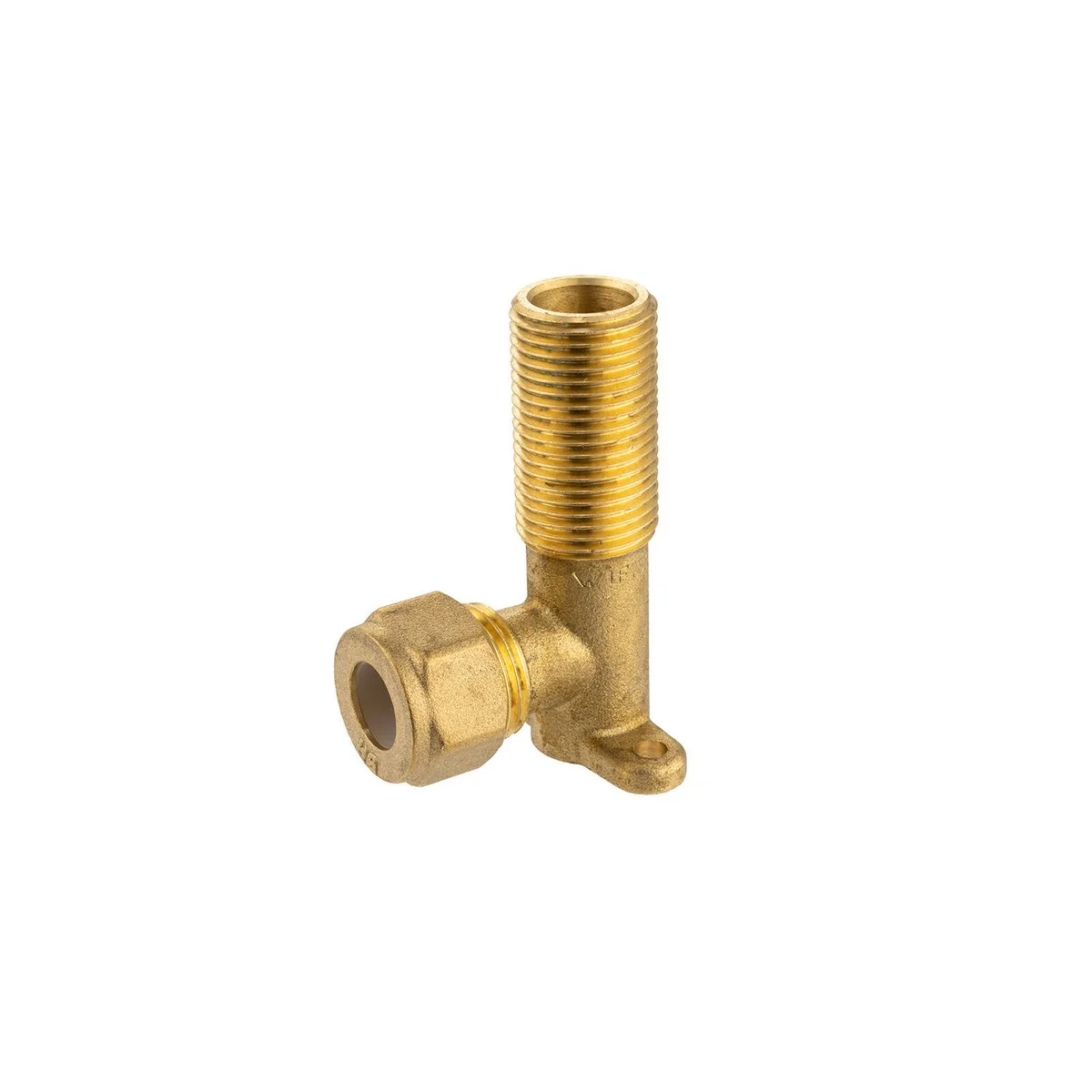 Brasshards Brass Male Lugged Compression Elbow 15c x 15mi x 70mm - Lead-Free - Corrosion-Resistant