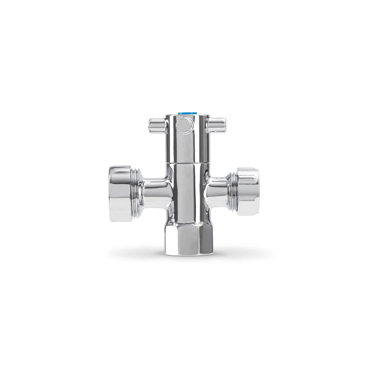 Brasshards Capstan 2 Way Under Sink Valve 20mm x 15mm - Lead Free - Matt Black - Image 2
