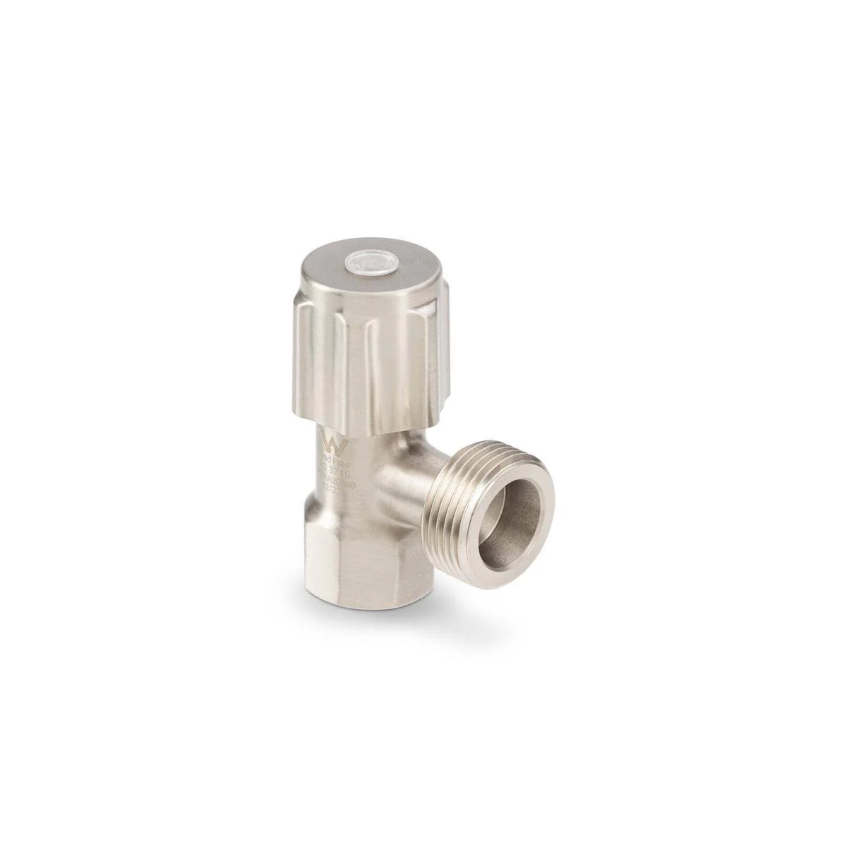 Brasshards Mini Washing Machine Tap 20mm - Brushed Nickel - Lead Free - Compact Design