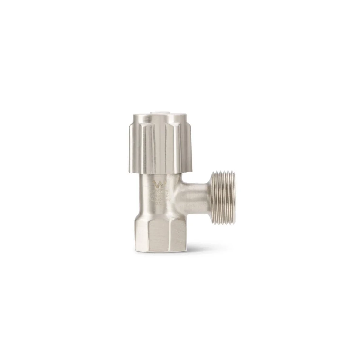 Brasshards Mini Washing Machine Tap 20mm - Brushed Nickel - Lead Free - Compact Design - Image 2