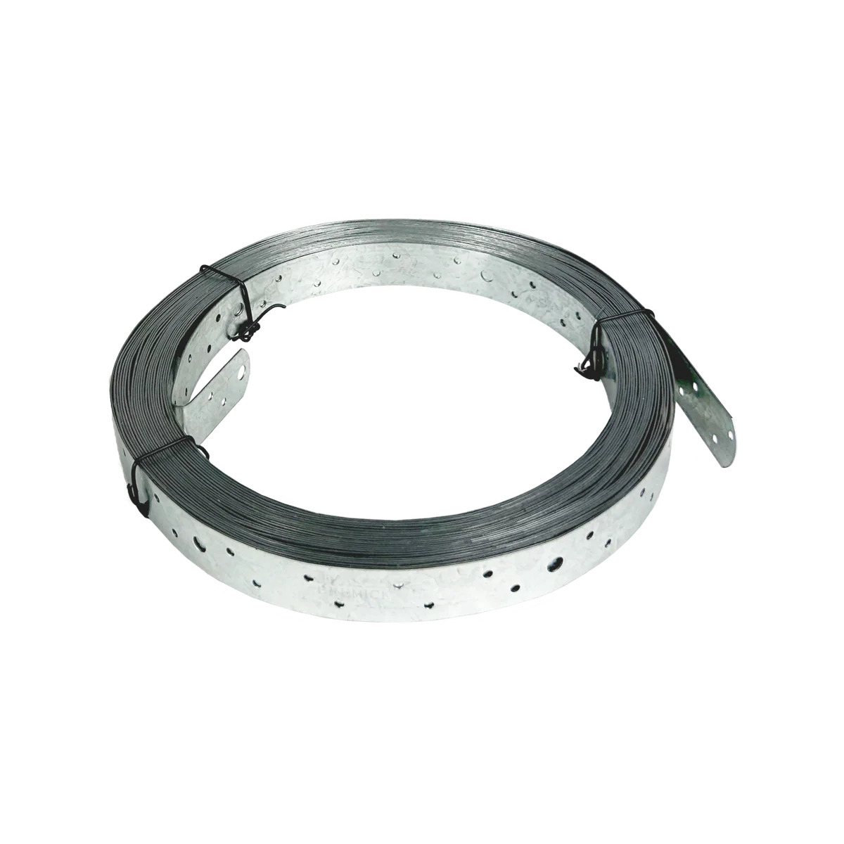 Bremick Galvanised Strapping - 25mm x 0.8mm x 15 Metres - G300 Steel - Pre-Punched - Image 2