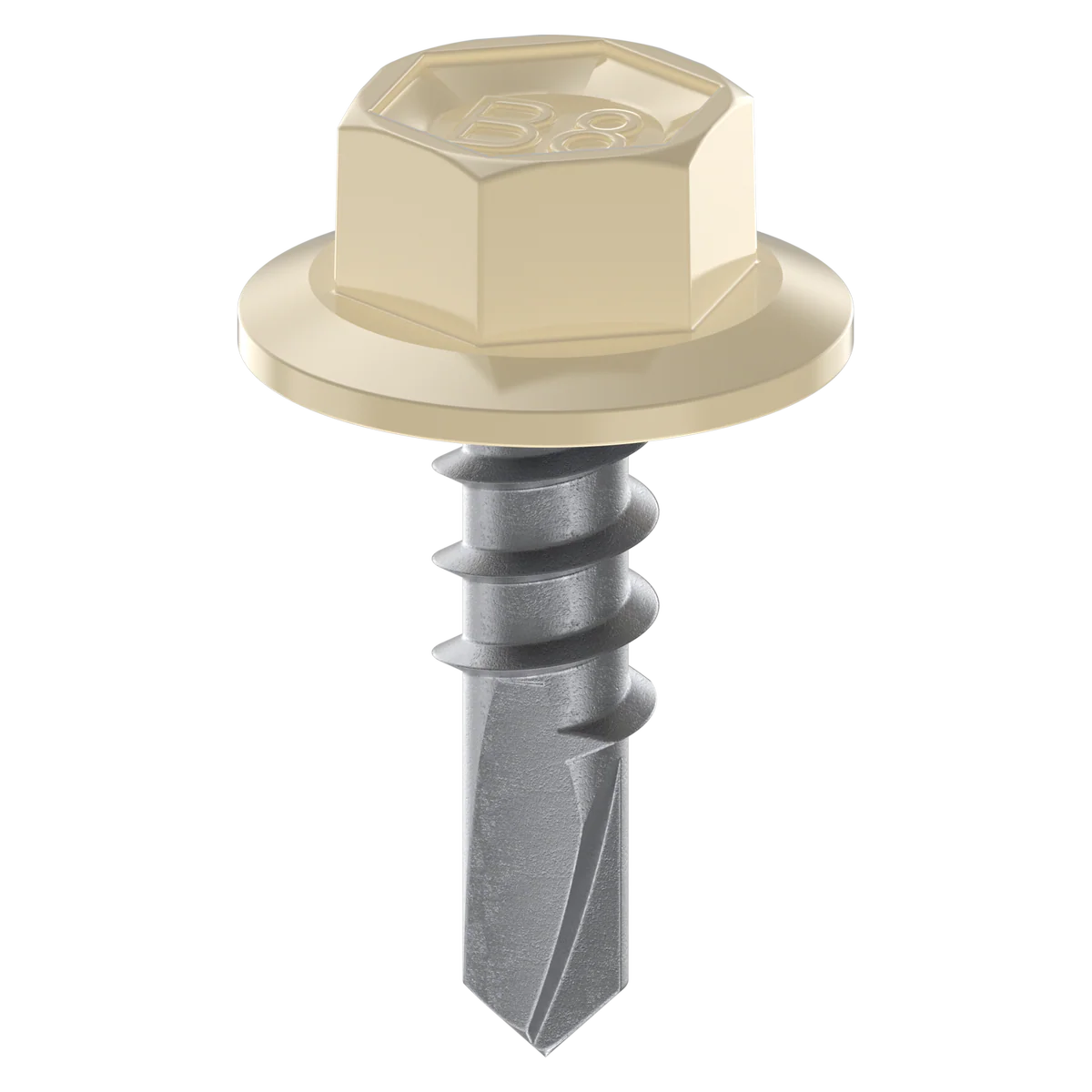 Bremick PA Metal Hex Screw - 10g x 16mm - B8 Coating - 100 Pack - Corrosion Resistant - Image 3