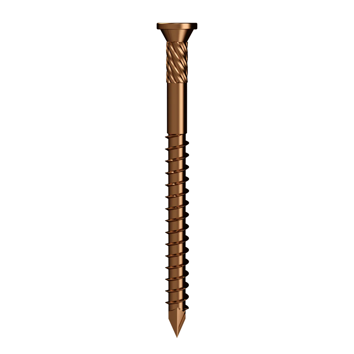 Bremick Ultrafast Decking Screw - 10g x 50mm - Stainless Steel 304 Bronze - 500 Pack - T20 Truss Head - Smooth Installation - Image 3