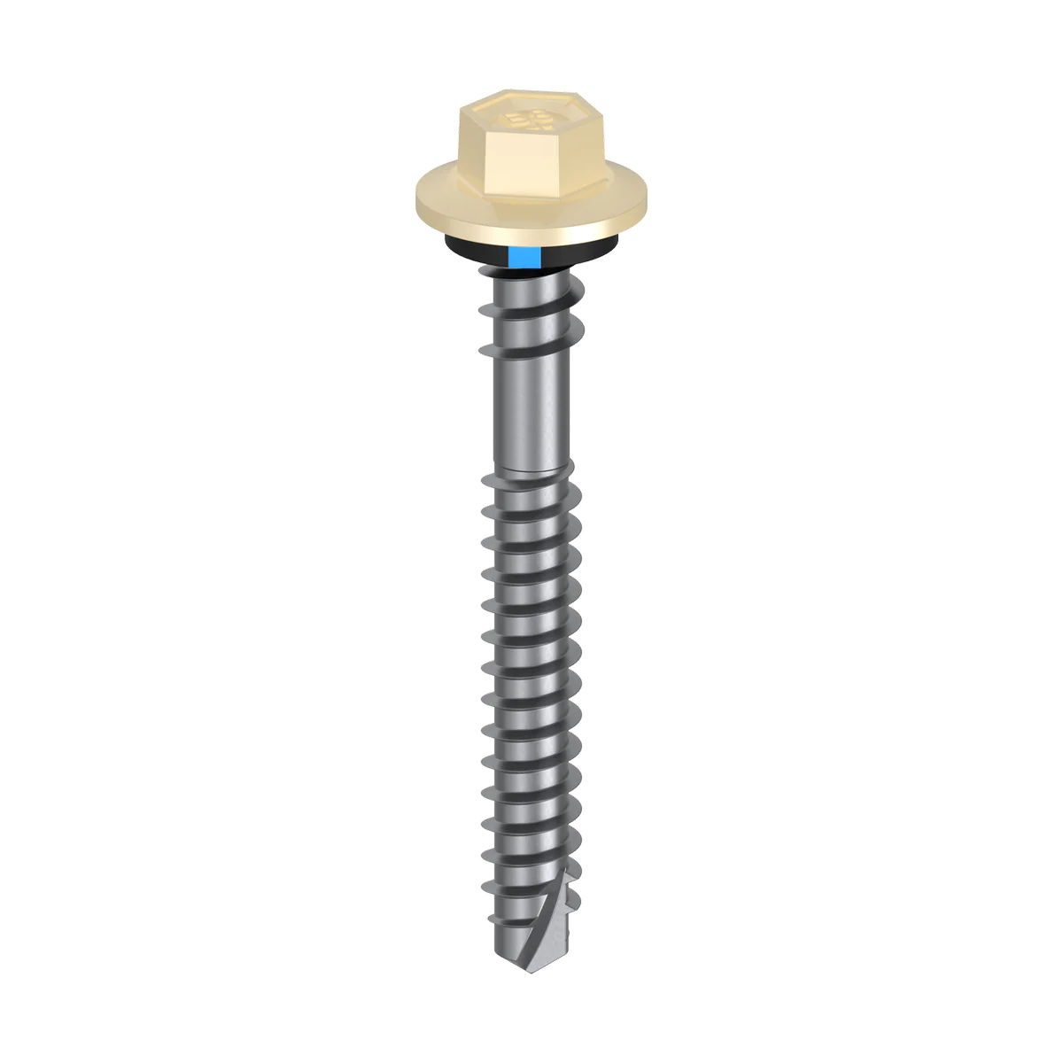 Bremick Vortex Plus Roofing Screw 6.2 x 50mm - Hex B8 - Box of 100 - Watertight Seal - Durable Carbon Steel - Image 3