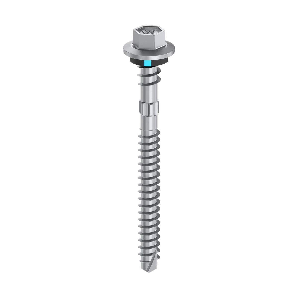 Bremick Vortex Plus Roofing Screw 6.2 x 65mm - 100 Pack - Hex Head - Durable - Image 3