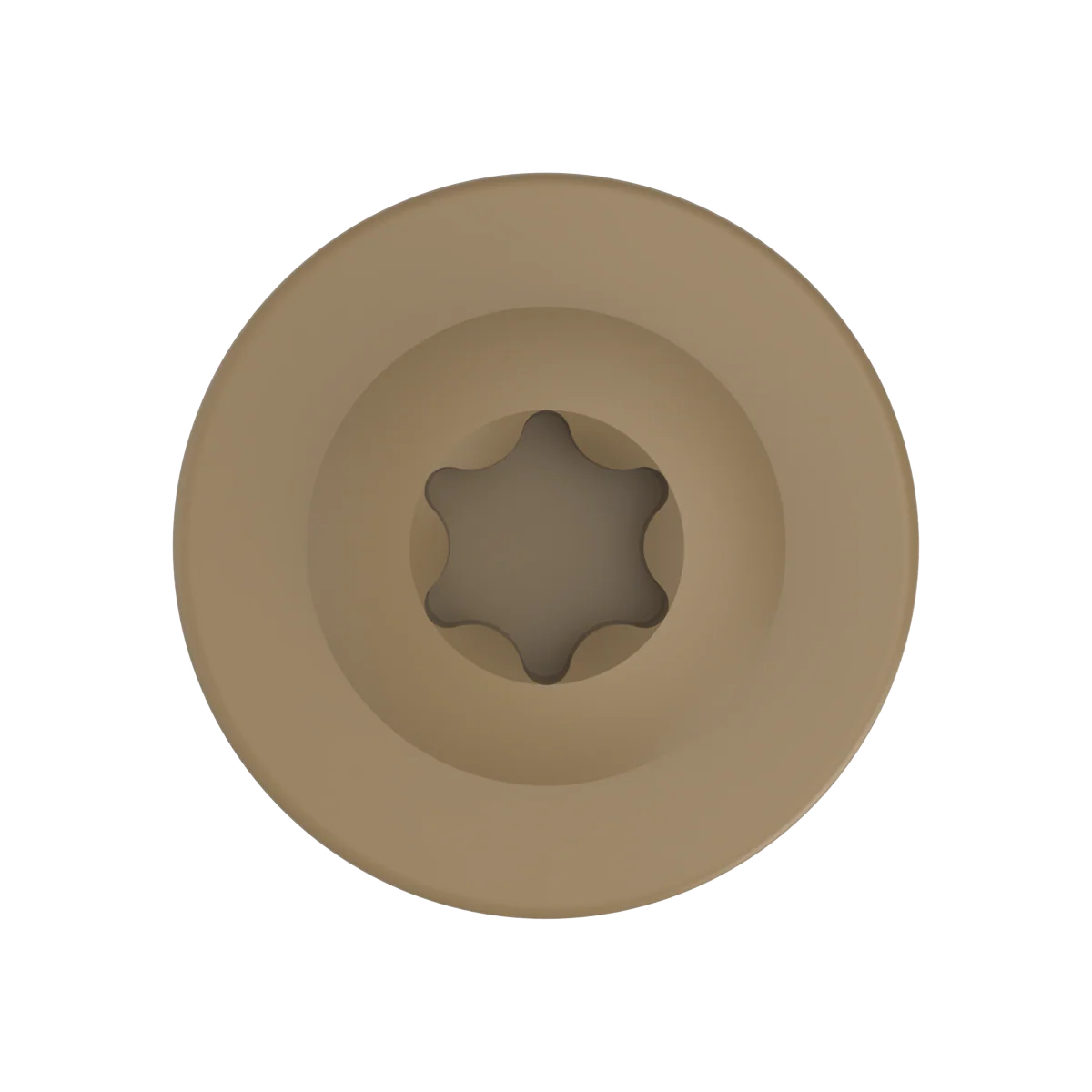 Bremick XTP Construction Screw 18g x 125mm - TechnoGuard Tan - 100 Pack - Serrated Washer Head - Pyramid Point - Image 4