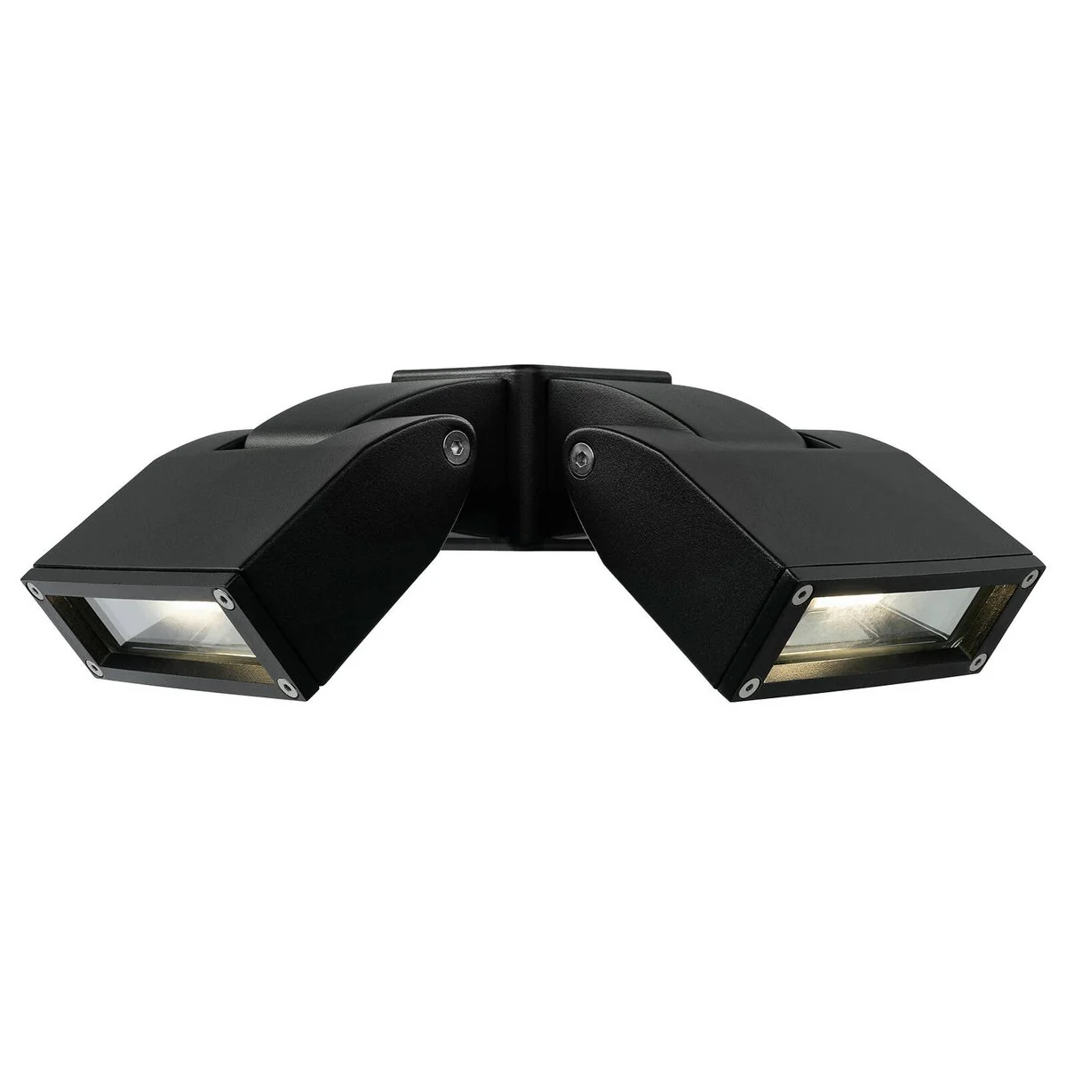 Brilliant Nighthawk 24W Black Twin Flood Light 400mm x 150mm - Image 3