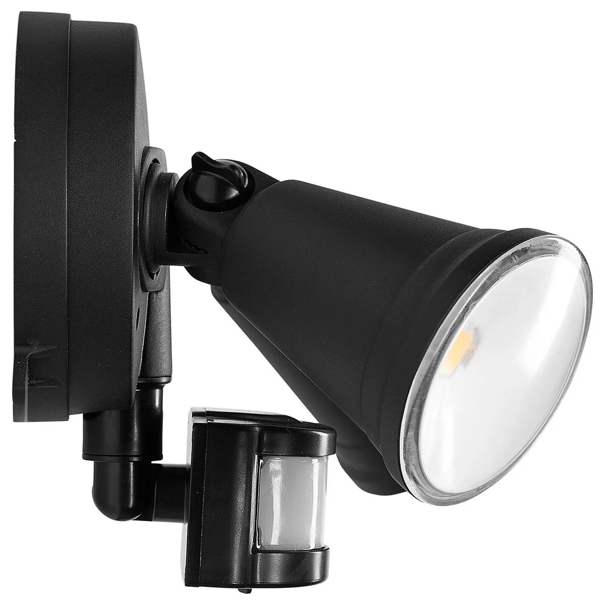 Brilliant Black Lamy DIY Twin Security Light - 330mm x 180mm - PIR Sensor - Image 3