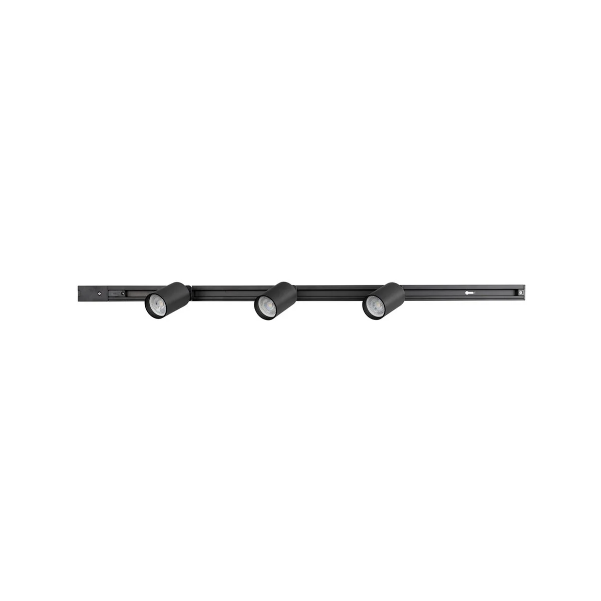 Brilliant Black Naj 3 Light Track and Spotlight Kit - 3 x 7W - 1m - Matt Black - Adjustable - Image 4