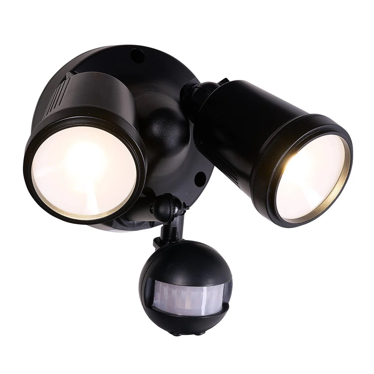 Brilliant Black Raptor III LED Twin Security Light 20W 1800 Lumens - Motion Sensor - Outdoor Use - Image 3