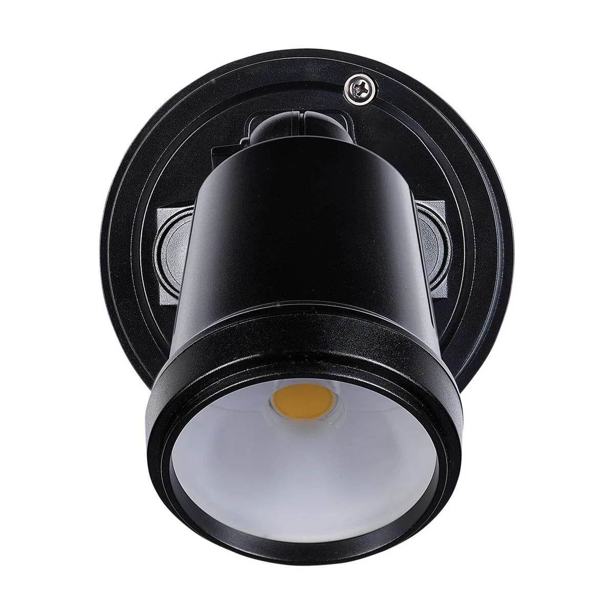Brilliant Black Raptor III Single LED Flood Light - 800 Lumens - 10W - Black