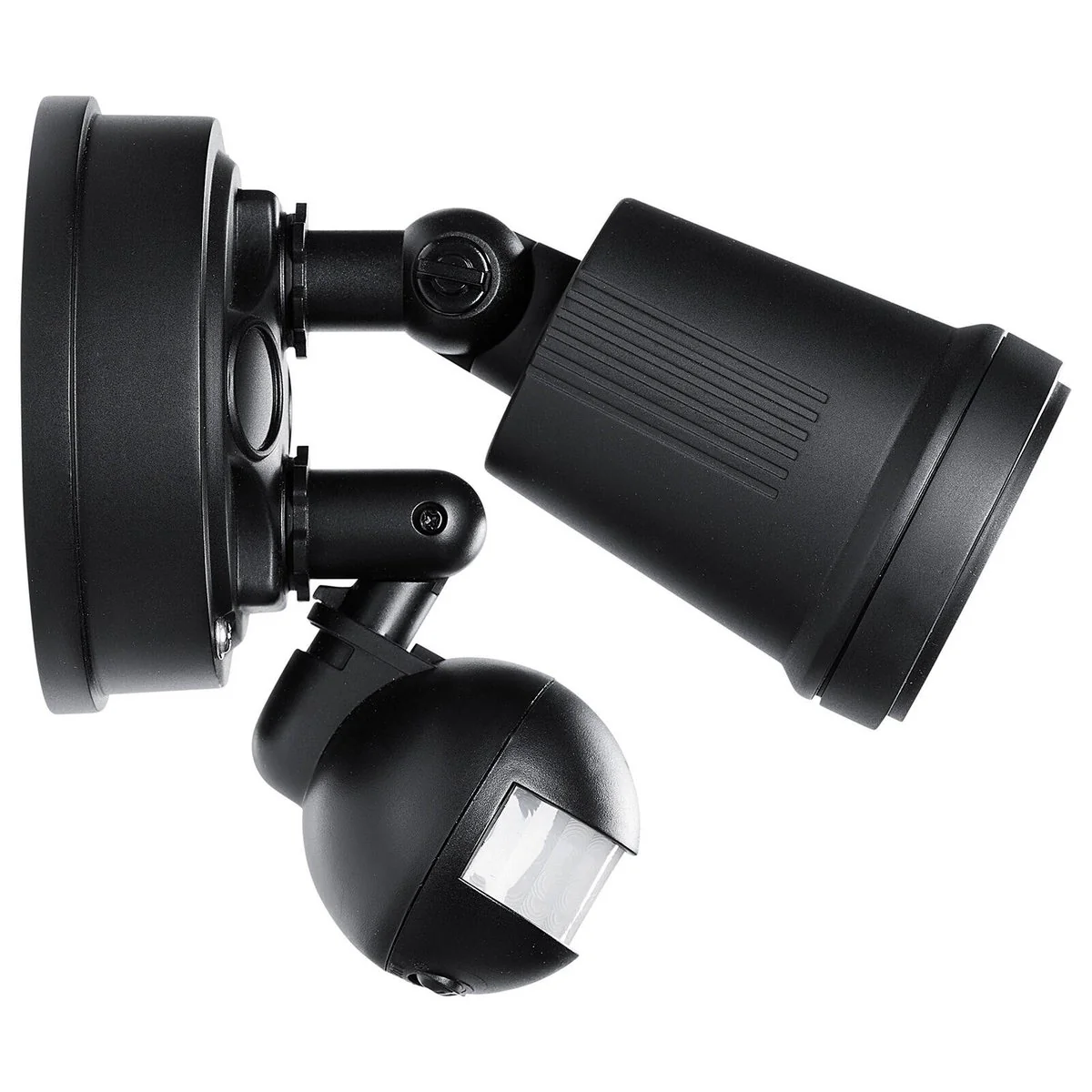 Brilliant Black Raptor III Single LED Sensor Light - 800 Lumens - Wall Mount - Image 3