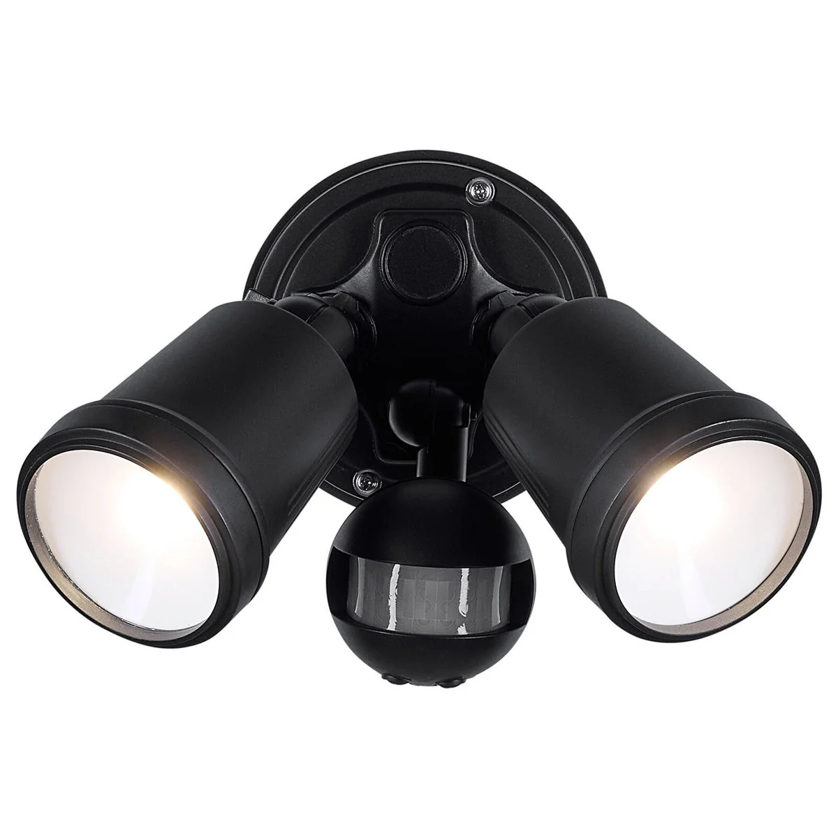 Brilliant Black Raptor III Twin Security Light - 20W - 1800 Lumens - PIR Sensor - Outdoor Use - Image 2