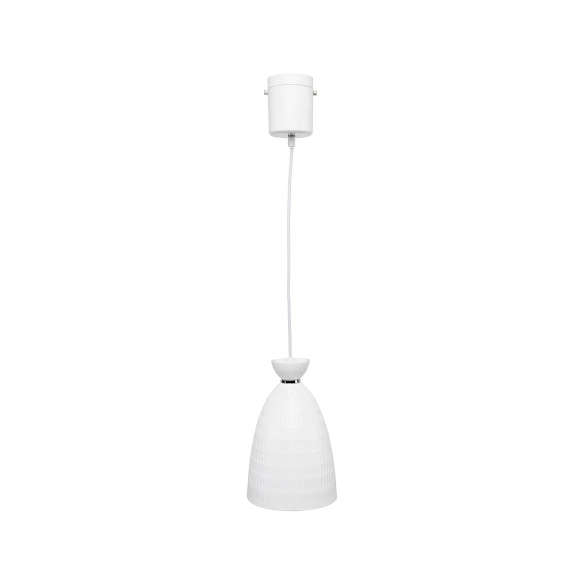 Brilliant Minca Pendant Light - 16cm - White - DIY Installation - Metal Shade - Image 4