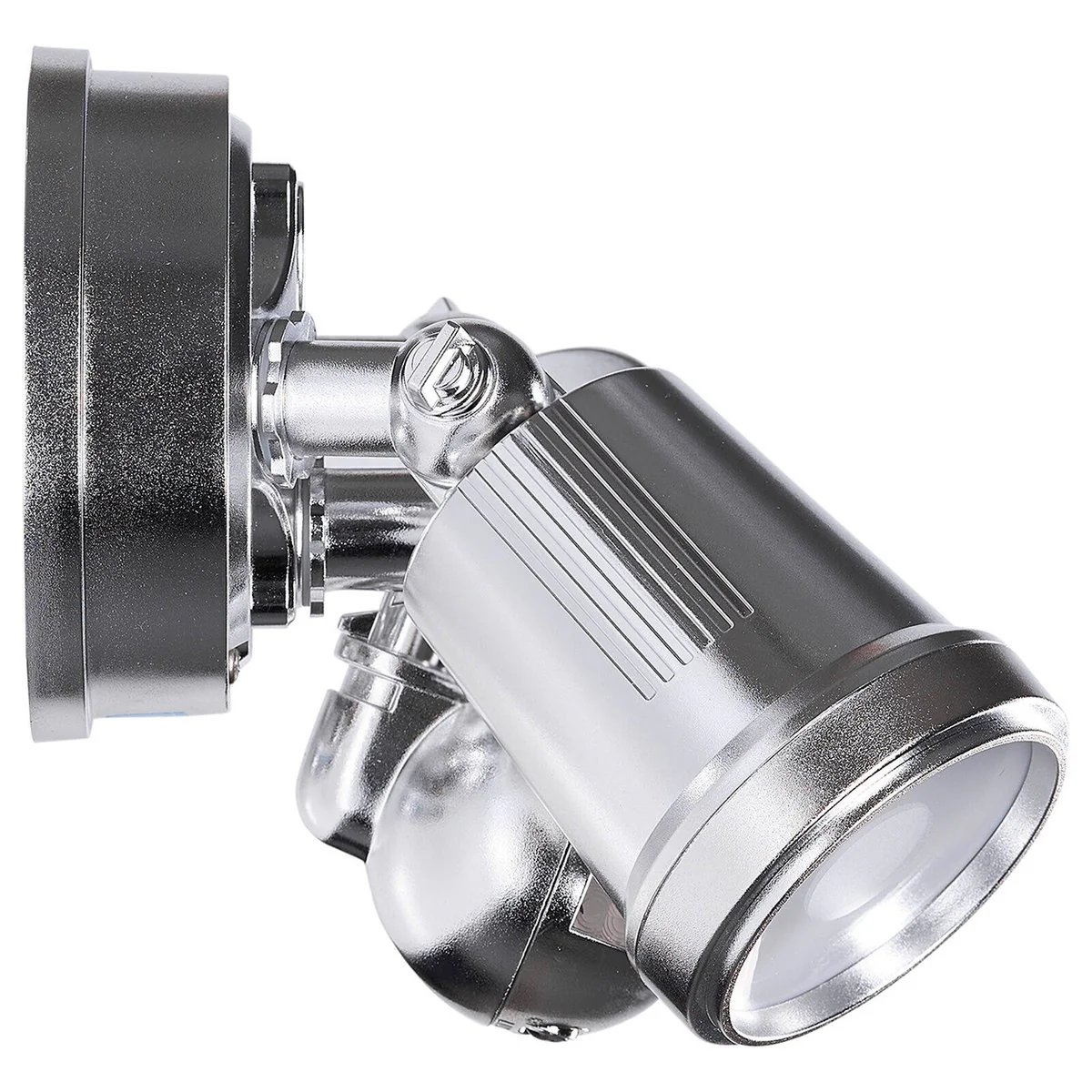 Brilliant Nickel Raptor III Twin Security Light - 20W - Adjustable Heads - PIR Sensor - Outdoor Use - Image 3