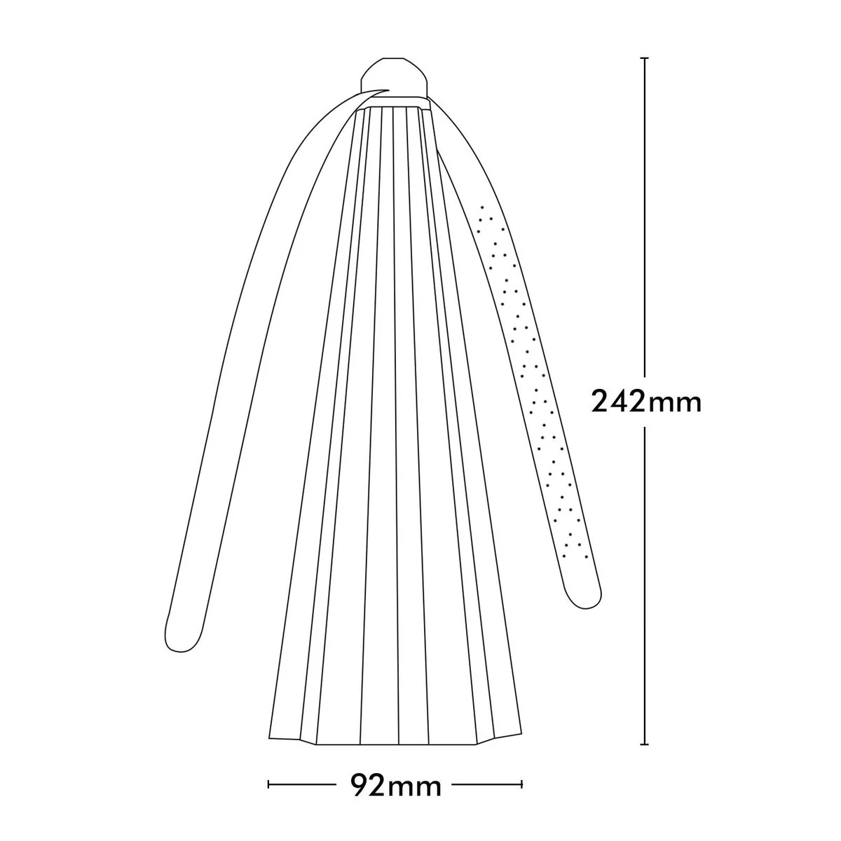 Brilliant White No Fly Zone Fly Repellent Fan 2 Pack - 92mm x 242mm - Portable - Image 5