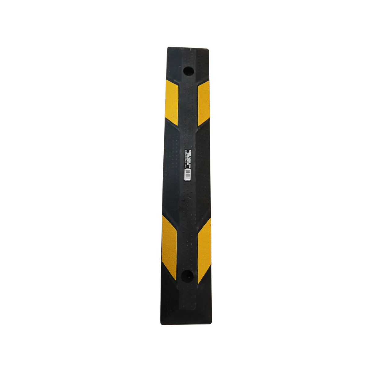 Builders Edge Safety Parking Kerb Wheel Stop - 900 x 150 x 100mm - Rubber - Reflective
