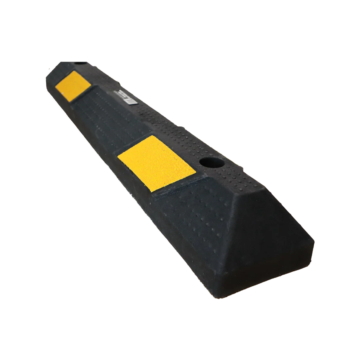 Builders Edge Safety Parking Kerb Wheel Stop - 900 x 150 x 100mm - Rubber - Reflective - Image 2