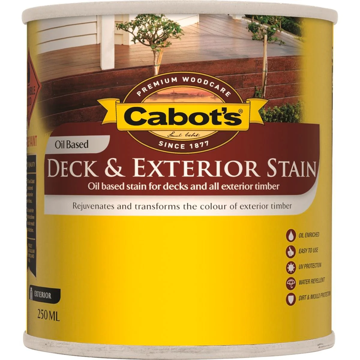 Cabot S 250ml Oil Based Merbau Deck Stain - Durable - Easy To Use