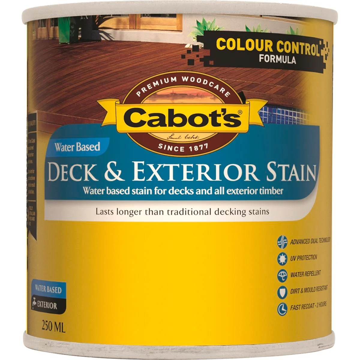 Cabot S Merbau 250ml Water Based Deck Stain Durable Easy Apply