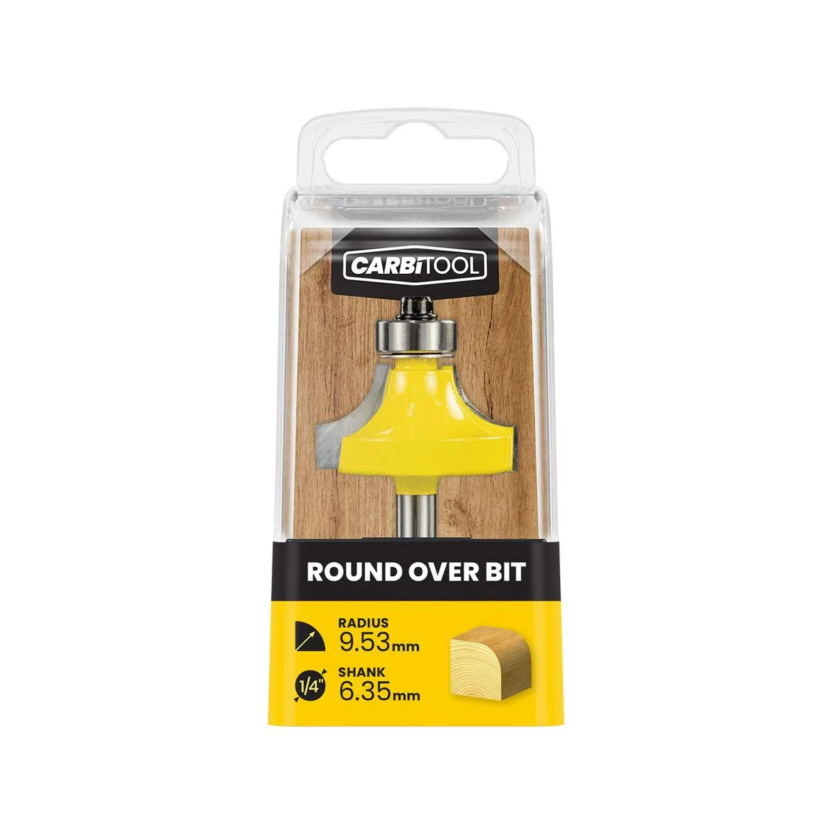 Carbitool 9 53mm Rad Router Bit - Solid Carbide - Precision Cutting Tool