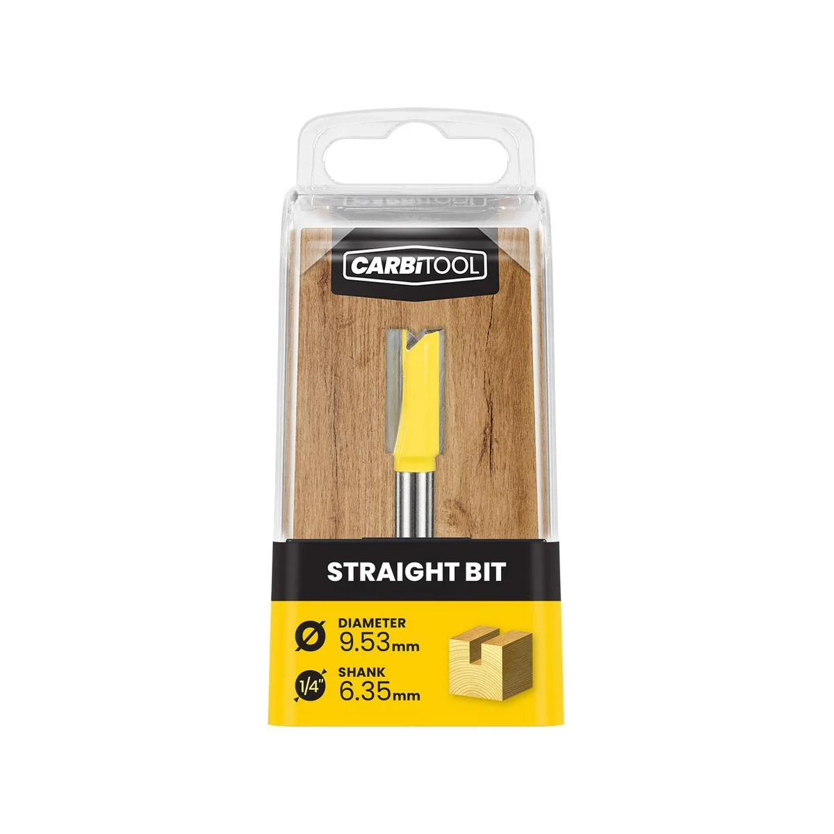 Carbitool 9 TCT Router Bit - 53mm - Tungsten Carbide - Double Flute