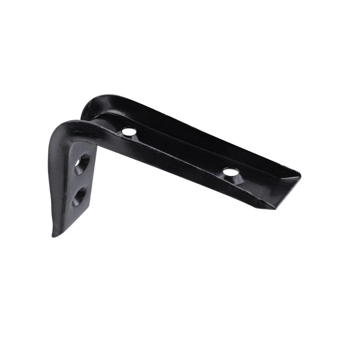 Carinya Black Angle Bracket 100x75mm Powder Coated Steel Durable