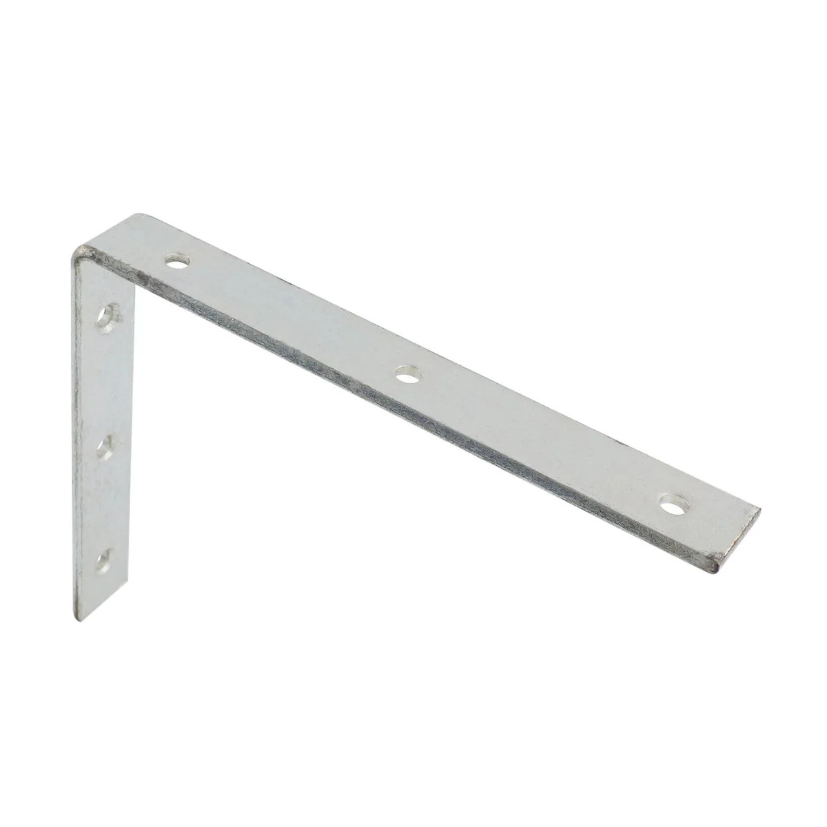 Carinya Heavy Duty Angle Bracket - 200 x 150mm - Silver - Zinc Plated - 30kg Capacity