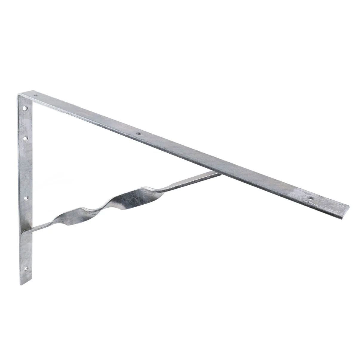 Carinya Heavy Duty Twisted Stay Bracket 500x400mm Galvanised Steel